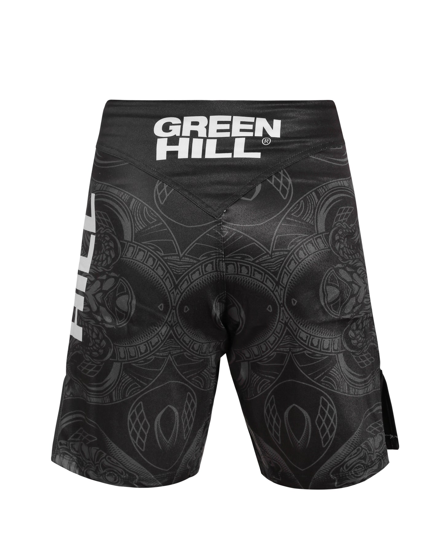 GREEN HILL New MMA Shorts White Sublimated (10537)