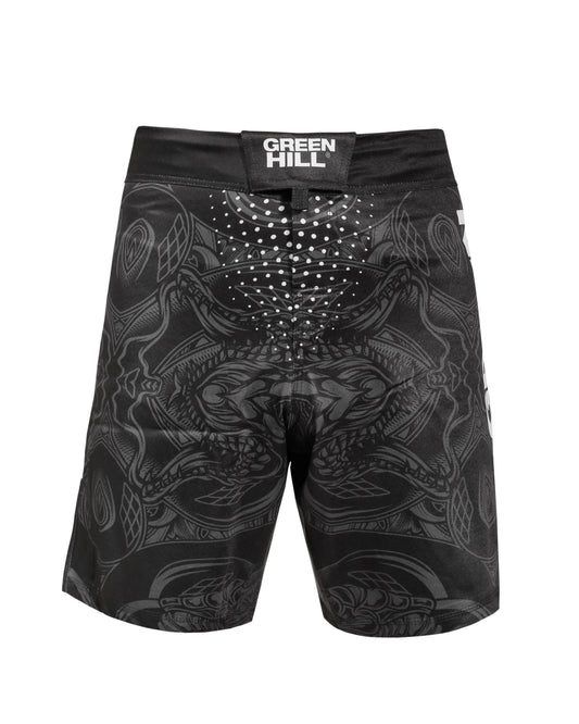 GREEN HILL New MMA Shorts White Sublimated (10537)