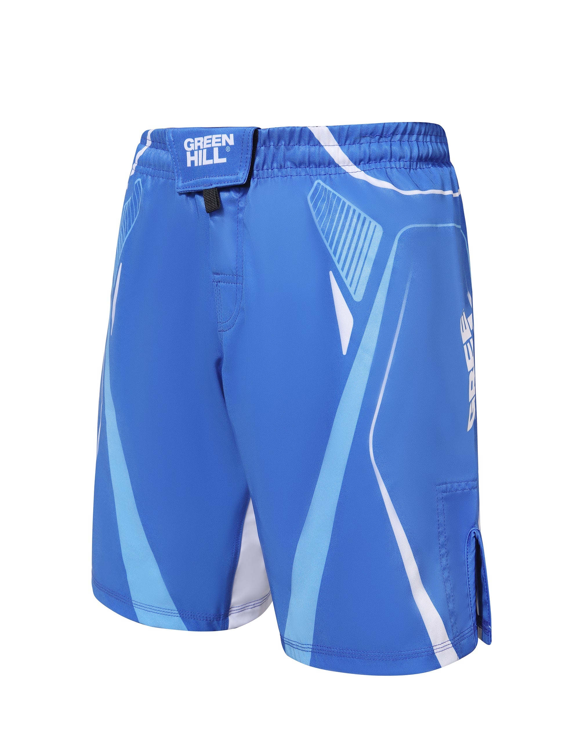 GREEN HILL New MMA Shorts Blue 2023