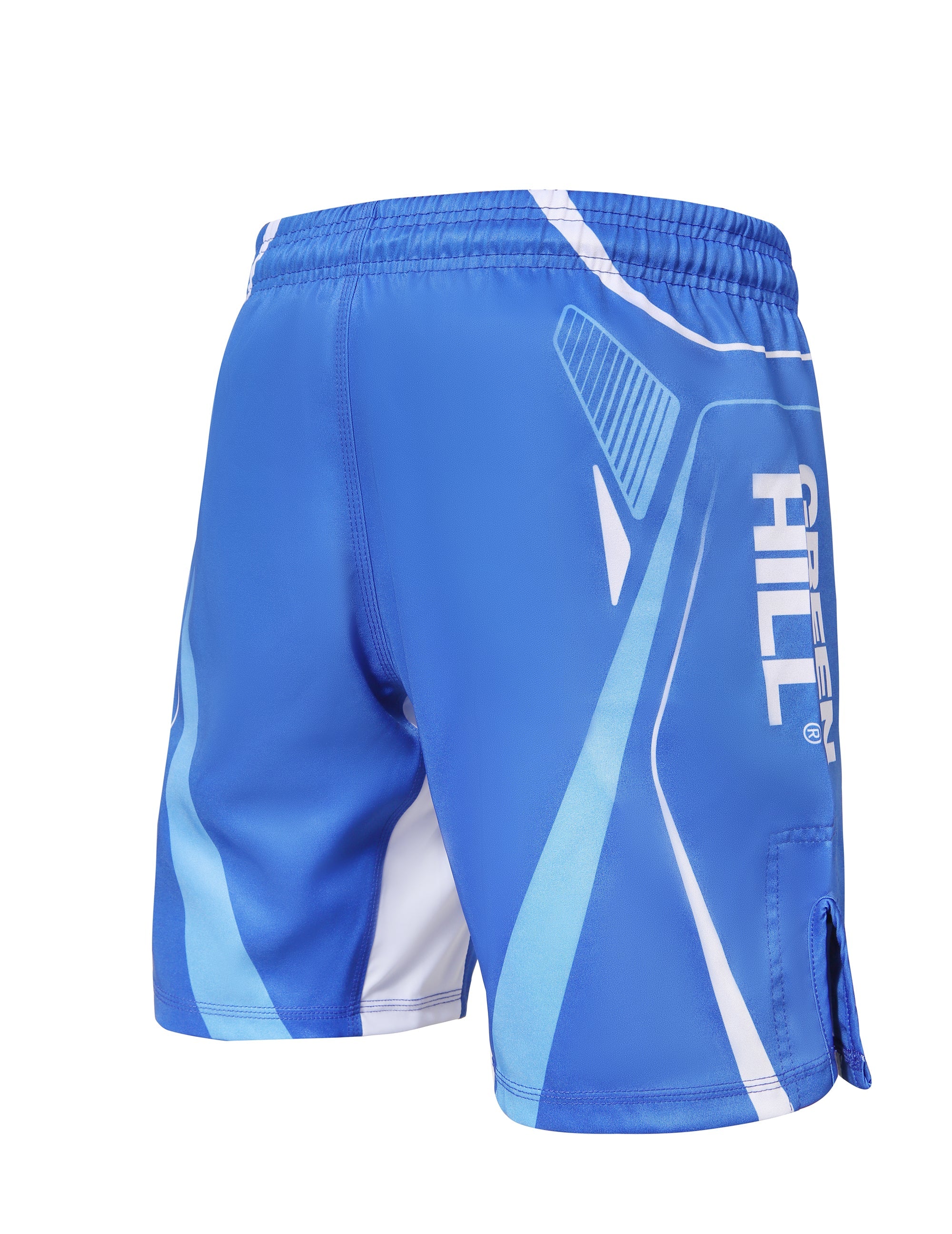 GREEN HILL New MMA Shorts Blue 2023