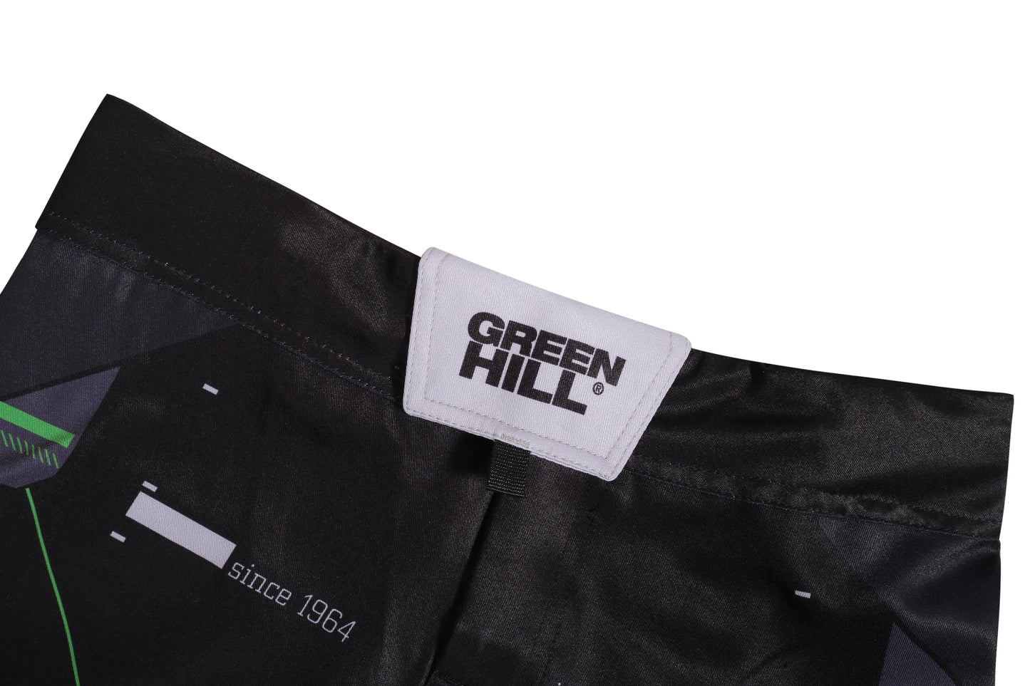 GREEN HILL New MMA Shorts White Sublimated (10504)