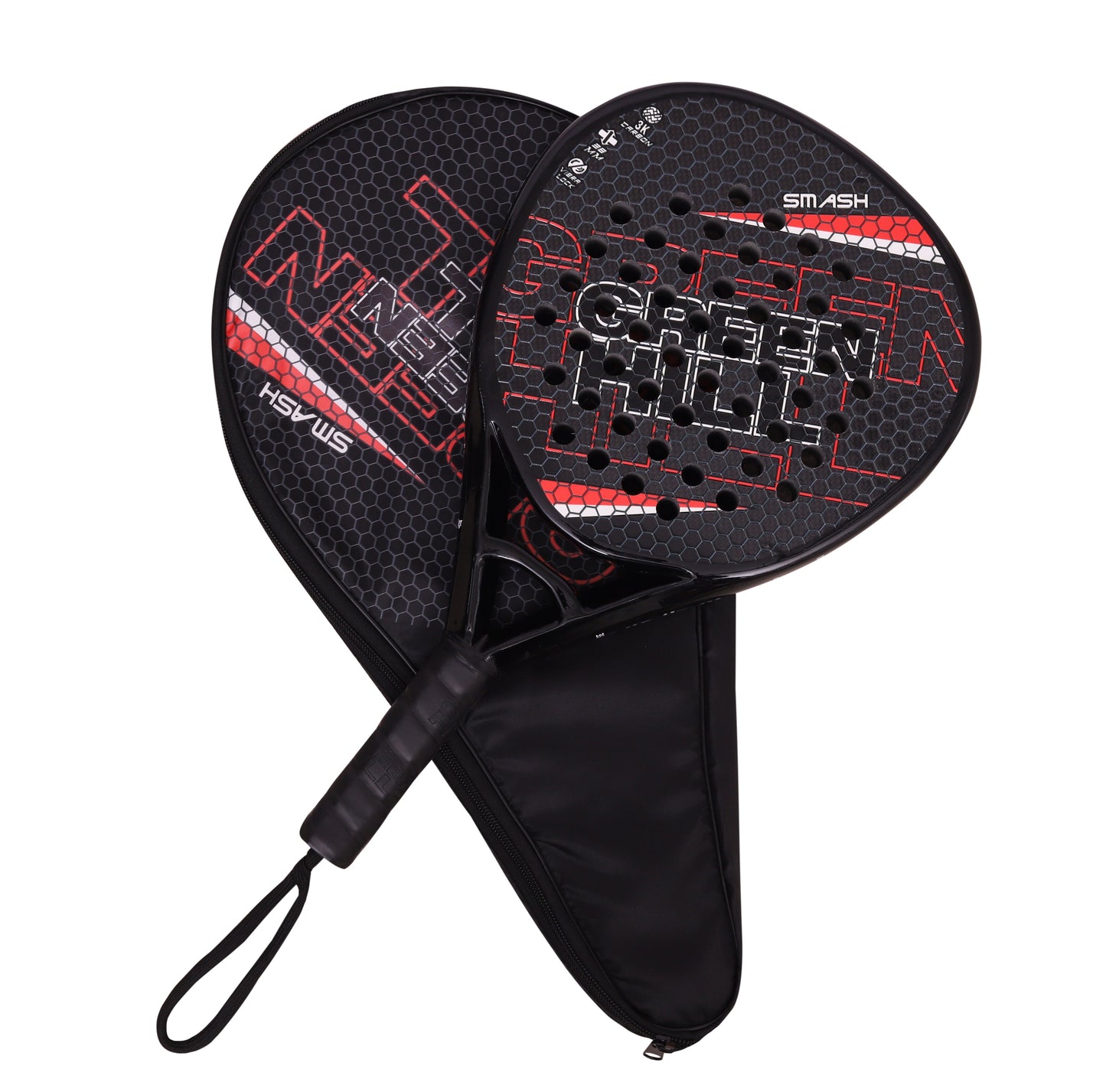 Premium Fiber Carbon Padel Racket-Smash